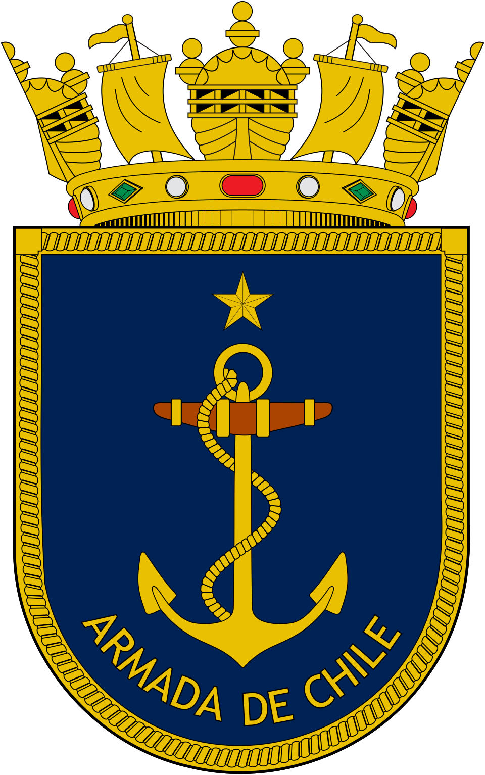 Escudo institucional de la Armada de Chile