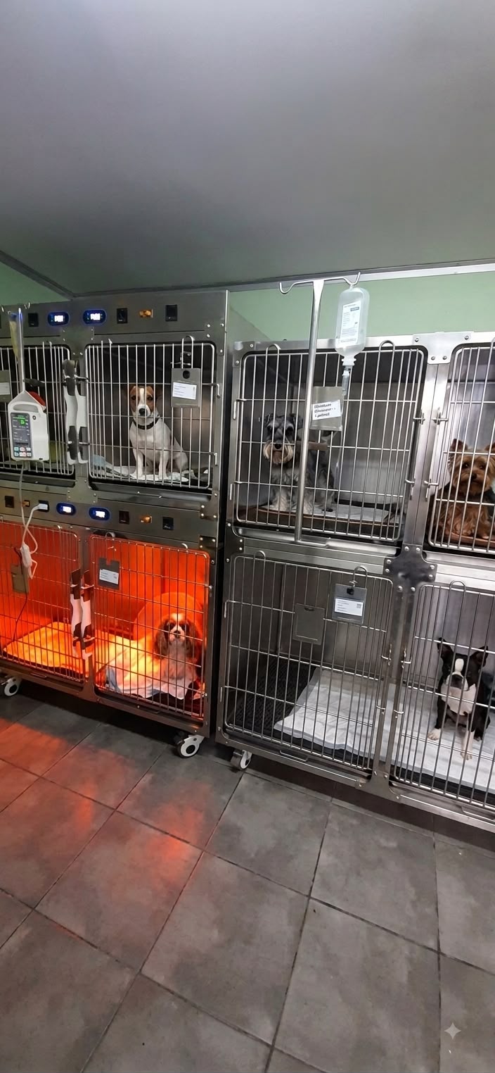 Boxes de hospitalización canina